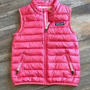 Patagonia Pink Vest size 3T